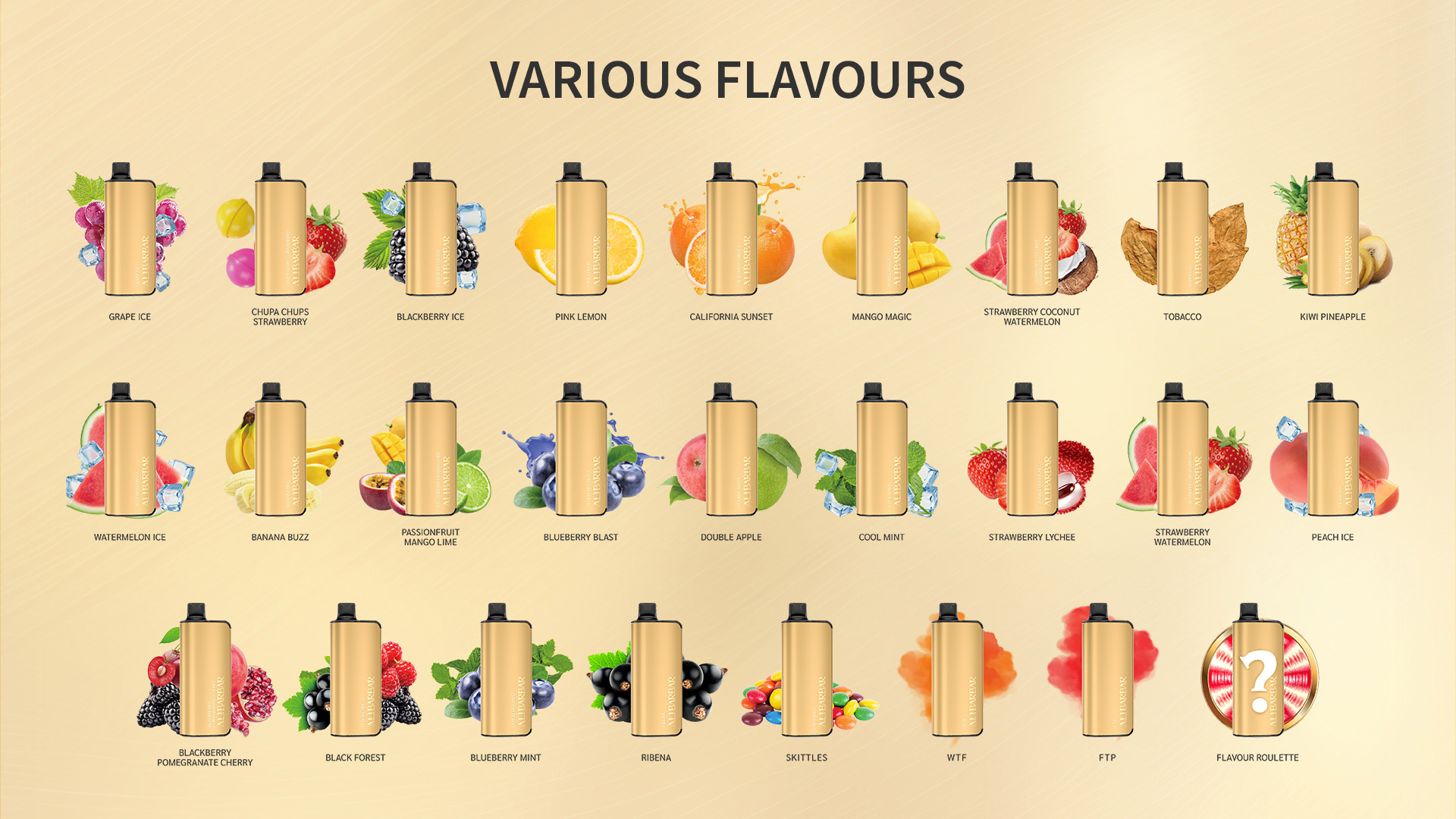 Alibarbar vape flavours recommendations and introductions